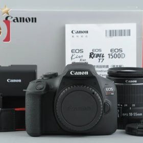 【中古】Canon キヤノン EOS Kiss X90 EF-S 18-55 IS II レンズキット シャッター回数僅少 元箱付き
