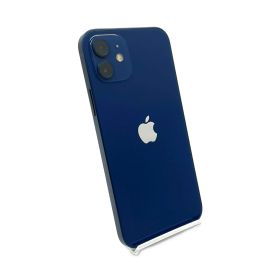 【全額返金保証】【最速発送】 iPhone 12 128GB ブルー Softbank SIMフリー 白ロム 美品 動作確認済 83%