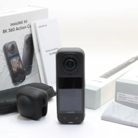 A (美品) Insta360 X5 8K アクションカメラ Invisible Selfie Stick Foldable 2-in-1 Selfie Stick Remote キット 初期不良返品無料 8-43