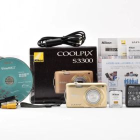 Nikon COOLPIX S3300 スイートゴールド ニコン 元箱 #440