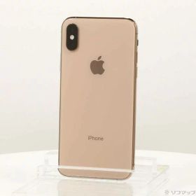 【中古】Apple(アップル) iPhoneXS 256GB ゴールド MTE22J／A SoftBank 【276-ud】