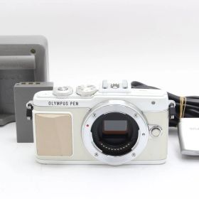 C (やや難あり) OLYMPUS オリンパス PEN Lite E-PL7 ボディ ホワイト ショット数7579回 返品不可 8-31