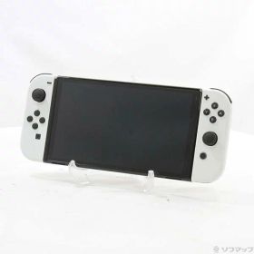 【中古】Nintendo(任天堂) Nintendo Switch 有機ELモデル Joy-Con(L)／(R) ホワイト 【220-ud】