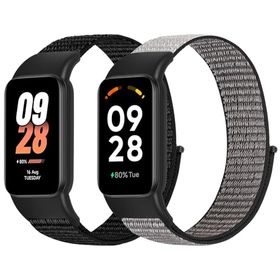 Xiaomi Smart Band 8 Active / Redmi Smart Band 2 ベルト ナイロン 腕時計 バンド スポーツ 運動 散歩 ウォーキング ジョギング ランニ