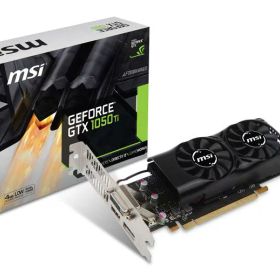 【中古】MSI GeForce GTX 1050 Ti 4GT LP グラフィックスボード LPモデル VD6238
