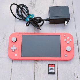 美品 Nintendo Switch Lite コーラル + スマブラ ソフト