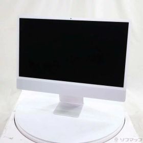 【中古】Apple(アップル) iMac 24-inch Late-2023 MQRK3J／A Apple M3 8コアCPU_10コアGPU 8GB SSD512GB シルバー 〔macOS v15.7.9〕 【276-ud】