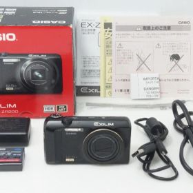 訳あり品 CASIO カシオ HIGH SPEED EXILIM EX-ZR200 コンパクトデジタルカメラ ブラック 元箱付 260706ab【アルプスカメラ】