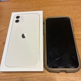 Apple iPhone11 128GB 本体 ホワイト iFaceケース付き