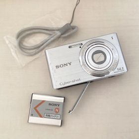 【ジャンク】SONY ソニー サイバーショット DSC-W610 シルバーレトロ