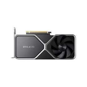 NVIDIA GeForce RTX 4070 Founder's Edition (FE) グラフィックスカード - チタンとブラック (900-1G141-2544-000)