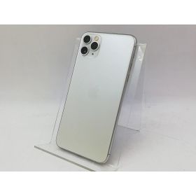 【中古】Apple SoftBank 【SIMロック解除済み】 iPhone 11 Pro Max 256GB シルバー MWHK2J/A【中野】保証期間1ヶ月【ランクC】