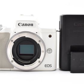 ★良品★ キヤノン CANON EOS KISS M2 ボディ ホワイト 2410万画素 ミラーレス一眼 ★ #8998