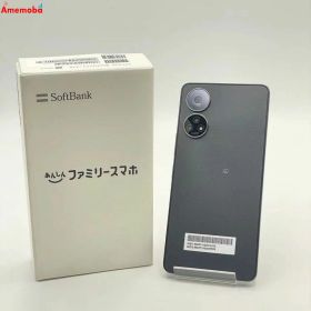 【新品・未使用】ZTE あんしんファミリースマホ 4GB/128GB ブラック A303ZT SoftBank版SI