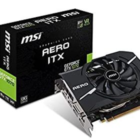 【中古-非常に良い】MSI GeForce GTX 1070 AERO ITX 8G OC グラフィックスボード VD6305
