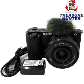 SONY VLOGCAM 4K対応 ミラーレス デジタルカメラ ZV-E10 2420万画素 2021年 ソニー 【103079182006】