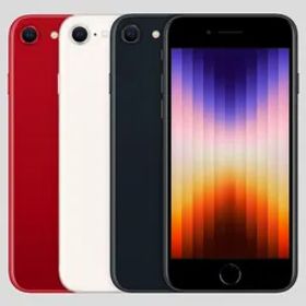 バッテリー良好【Cランク良品】iPhone SE 第3世代 128GB SIMフリー ミッドナイト スターライト レッド【整備済み品】【 バッテリー81%~89%】【中古スマホ】 2022 本体 電池長持ち