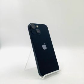 【最速発送】 iPhone 13 mini 128GB ミッドナイト au 白ロム【難有】 69%