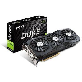 MSI Gaming GeForce GTX 1080 Ti 11GB GDRR5X DirectX 12 352-bit VR 対応グラフィックスカード (GTX 1080 TI Duke 11G OC)(更新済み)_並行輸入