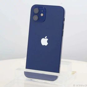【中古】Apple(アップル) iPhone12 64GB ブルー MGHR3J／A SIMフリー 【258-ud】