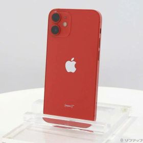 【中古】Apple(アップル) iPhone12 mini 128GB プロダクトレッド MGDN3J／A SIMフリー 【371-ud】