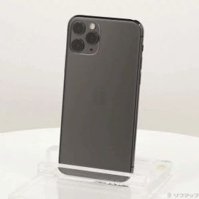 【中古】Apple(アップル) iPhone11 Pro 256GB スペースグレイ MWC72J／A SIMフリー 【196-ud】