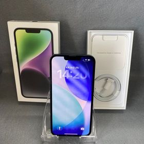 美品 国内版 SIMフリー iPhone14 128GB ミッドナイト色