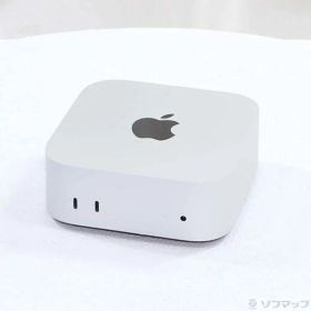 【中古】Apple(アップル) Mac mini Late-2024 MU9D3J／A Apple M4 10コアCPU_10コアGPU 16GB SSD256GB シルバー 〔macOS v26.6〕 【262-ud】