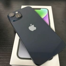 Apple iPhone 14 ミッドナイトネイビー本体 箱あり
