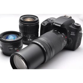 キヤノン Canon EOS 8000D 超望遠トリプルレンズセット SDカード(16GB)付き