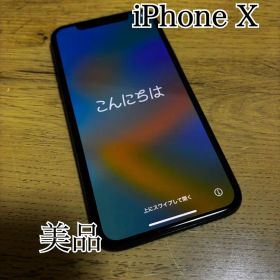 Apple iPhone X 本体 美品 SIMフリー カバー付