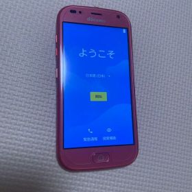 docomo らくらくスマートフォン F-42A 本体 ピンク