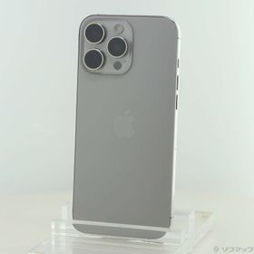 (中古)Apple iPhone16 Pro Max 256GB ナチュラルチタニウム MYWK3J/A SIMフリー(198-ud)