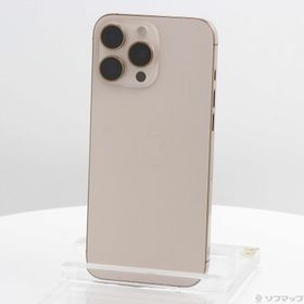(中古)Apple iPhone16 Pro Max 256GB デザートチタニウム 3N530J/A SIMフリー(198-ud)