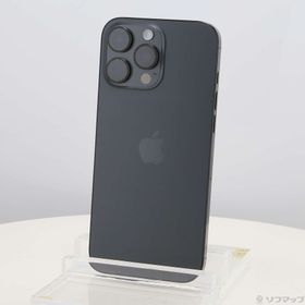 (中古)Apple iPhone16 Pro Max 256GB ブラックチタニウム MYWG3J/A SIMフリー(377-ud)
