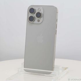 (中古)Apple iPhone16 Pro Max 256GB ナチュラルチタニウム MYWK3J/A SIMフリー(276-ud)