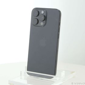 (中古)Apple iPhone16 Pro Max 256GB ブラックチタニウム 3N528J/A SIMフリー(297-ud)