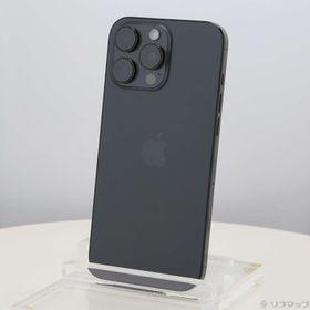 (中古)Apple iPhone16 Pro Max 256GB ブラックチタニウム MYWG3J/A SIMフリー(258-ud)