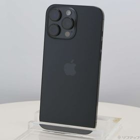 (中古)Apple iPhone16 Pro Max 256GB ブラックチタニウム MYWG3J/A SIMフリー(251-ud)