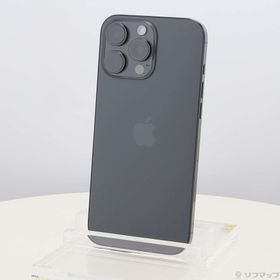 (中古)Apple iPhone16 Pro Max 512GB ブラックチタニウム MYWL3J/A SIMフリー(276-ud)