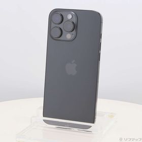 (中古)Apple iPhone16 Pro Max 256GB ブラックチタニウム MYWG3J/A SIMフリー(352-ud)