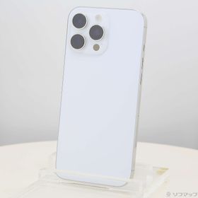 (中古)Apple iPhone16 Pro Max 256GB ホワイトチタニウム MYWH3J/A SIMフリー(258-ud)