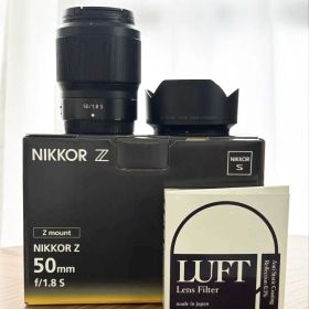 Nikon Nikkor Z 50mm f/1.8 S レンズ 保護フィルター付