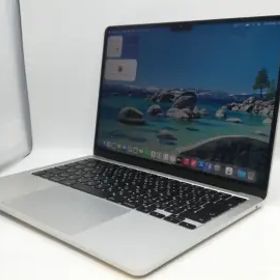 【中古】Apple MacBook Air 13インチ M2(CPU:8C/GPU:8C) 8GB/256GB シルバー MLXY3J/A (M2,2022)【京都】保証期間１ヶ月【ランクB】