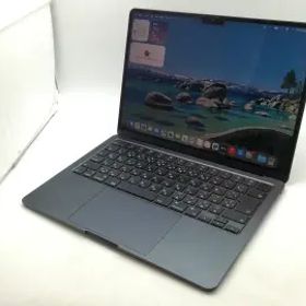 【中古】Apple MacBook Air 13インチ M2(CPU:8C/GPU:8C) 8GB/256GB ミッドナイト MLY33J/A (M2,2022)【OSU301】保証期間１ヶ月【ランクA