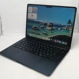 【中古】Apple MacBook Air 13インチ M2(CPU:8C/GPU:8C) 8GB/256GB ミッドナイト MLY33J/A (M2,2022)【熊本】保証期間１ヶ月【ランクA】