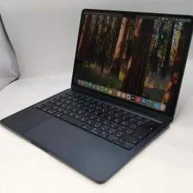 【中古】Apple MacBook Air 13インチ CTO (M2,2022) ミッドナイト M2(CPU:8C/GPU:8C)/16G/512G/30W AC【浜松駅前】保証期間１ヶ月【ラン