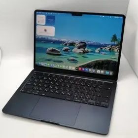【中古】Apple MacBook Air 13インチ CTO (M2,2022) ミッドナイト M2(CPU:8C/GPU:8C)/8G/256G/30W AC【広島本通】保証期間１ヶ月【ランク