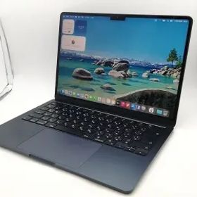 【中古】Apple MacBook Air 13インチ CTO (M2,2022) ミッドナイト M2(CPU:8C/GPU:10C)/16G/256G/30W AC【柏】保証期間１ヶ月【ランクB】