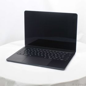 (中古)Apple MacBook Air 13.6-inch Mid-2022 MLY33J/A Apple M2 8コアCPU_8コアGPU 8GB SSD256GB ミッドナイト (26.3 Tahoe)(352-ud)